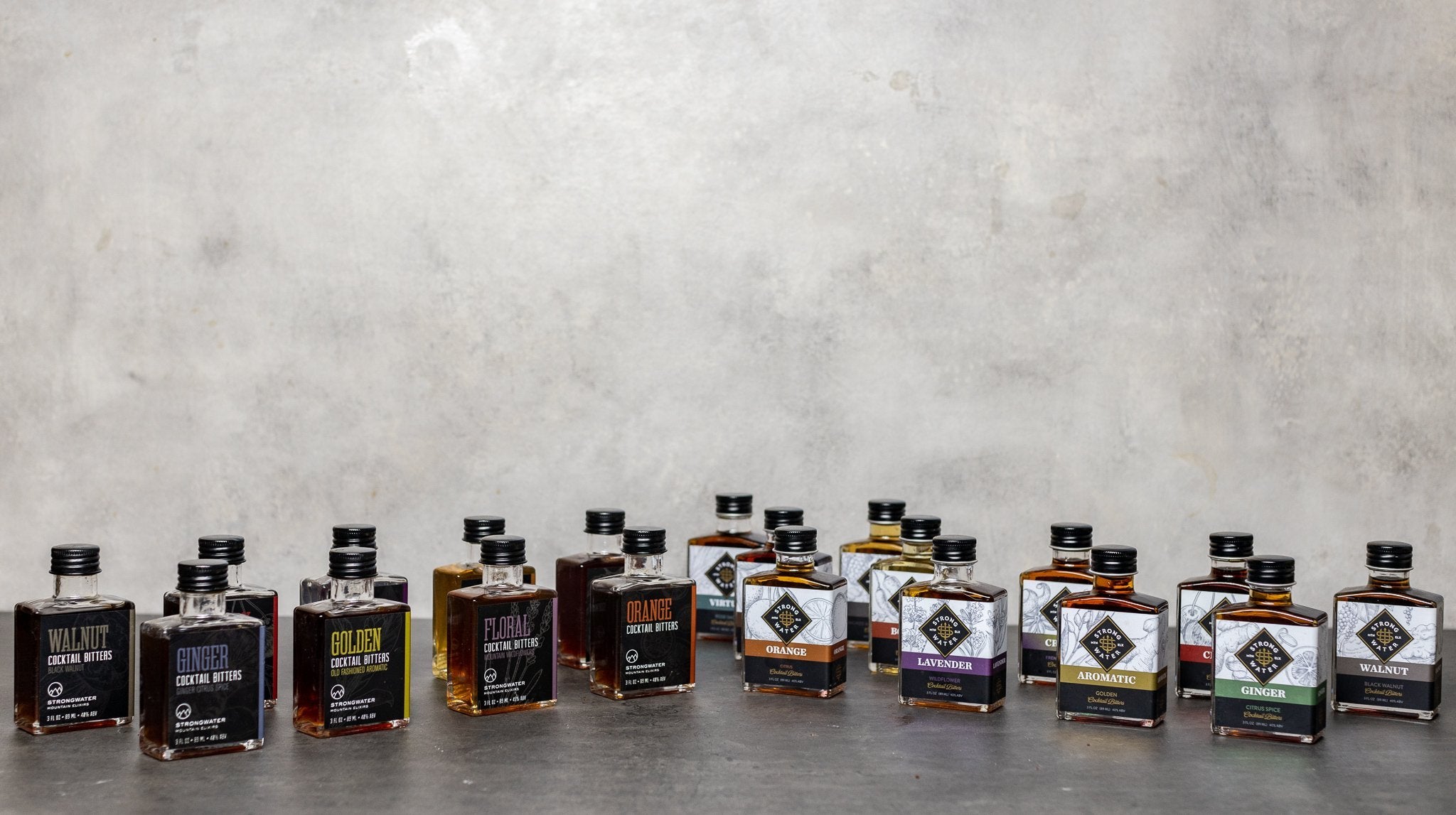 New Packaging for Bitters & Cocktail Syrups Brand
